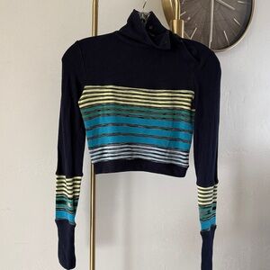 Free People FP Movement Cropped Long Sleeve Top XS